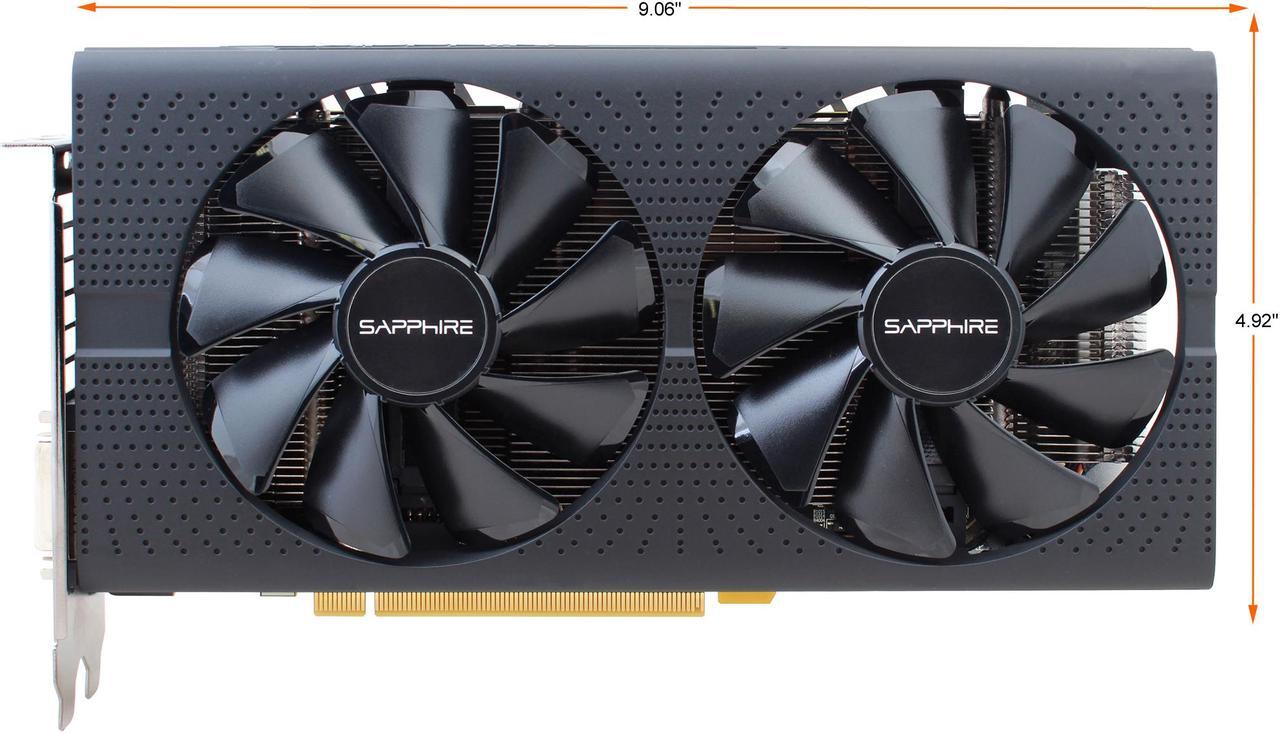 Alt view image 2 of 9 - SAPPHIRE PULSE Radeon RX 580 8GB GDDR5 PCI Express 3.0 x16 CrossFireX Support ATX Graphics Card 11265-05-20T