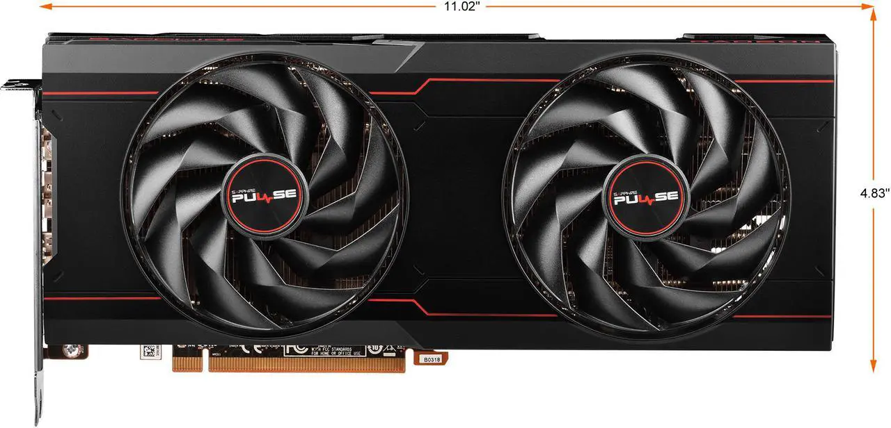 Alt view image 2 of 7 - SAPPHIRE PULSE Radeon RX 6750 XT 12GB GDDR6 PCI Express 4.0 ATX Graphics Card 11318-03-20G