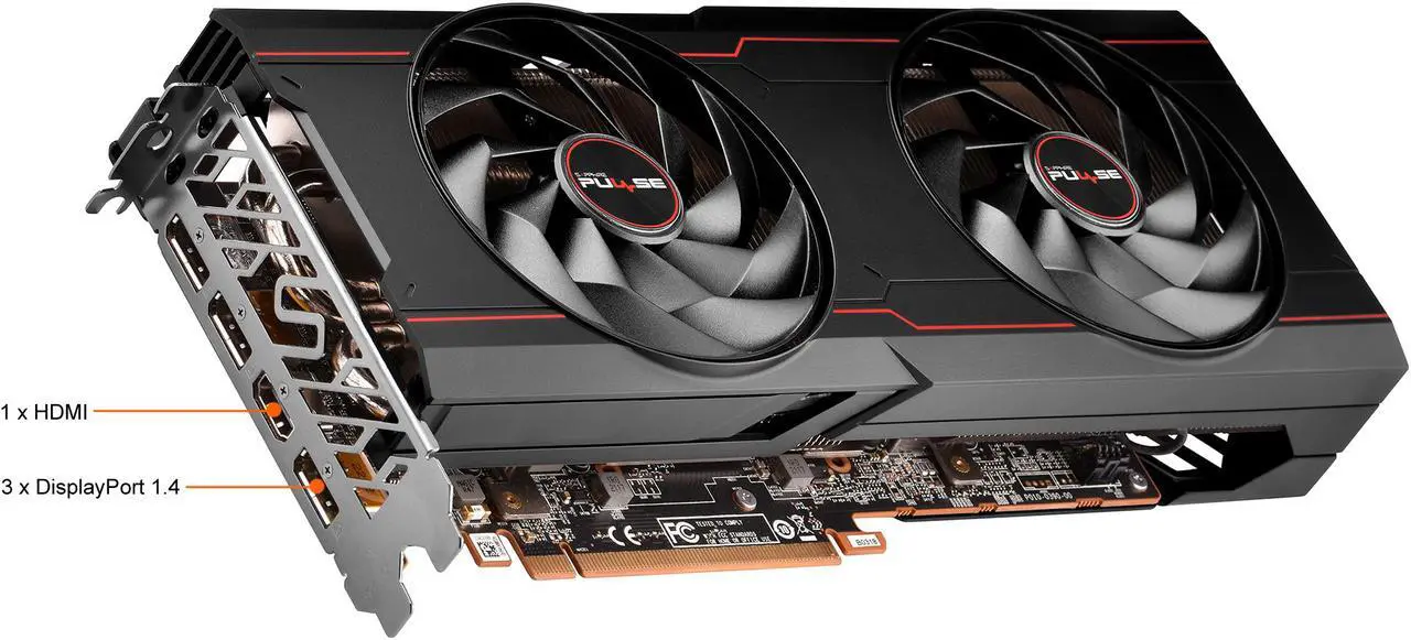 Alt view image 5 of 7 - SAPPHIRE PULSE Radeon RX 6750 XT 12GB GDDR6 PCI Express 4.0 ATX Graphics Card 11318-03-20G