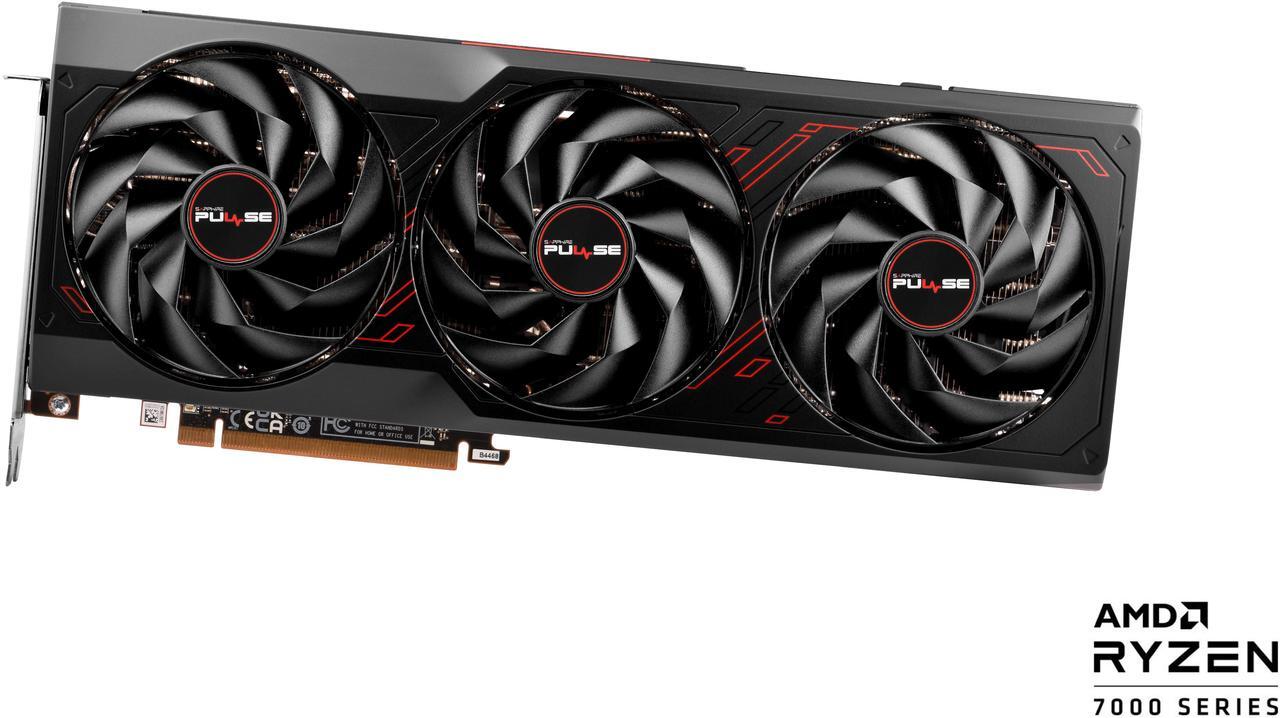 Alt view image 2 of 7 - SAPPHIRE PULSE Radeon RX 7900 GRE 16GB GDDR6 PCI Express 4.0 x16 ATX Graphics Card 11325-04-20G