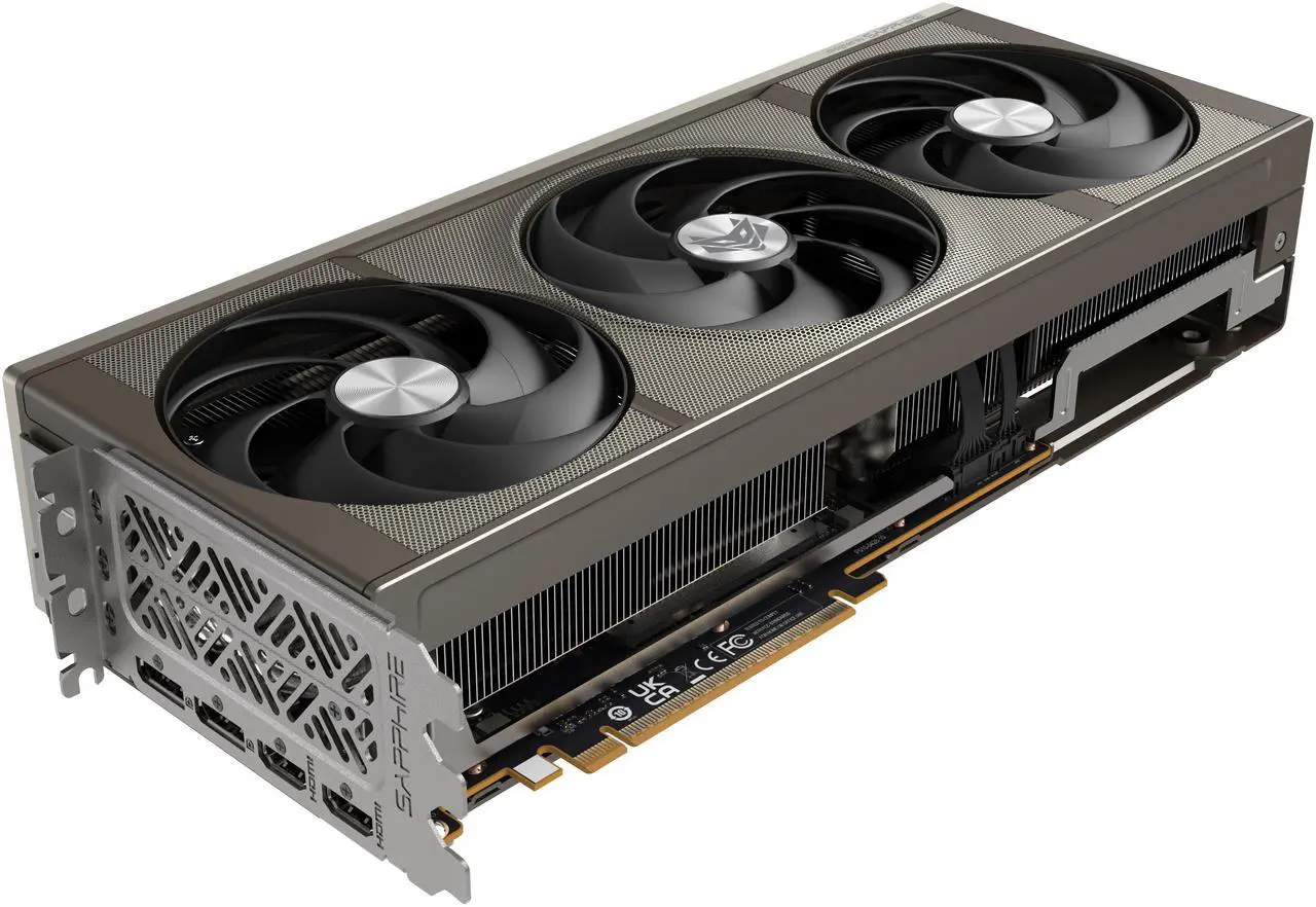 Alt view image 2 of 8 - SAPPHIRE NITRO+ Radeon RX 9070 16GB GDDR6 PCI Express 5.0 x16 ATX Graphics Card 11349-01-20G