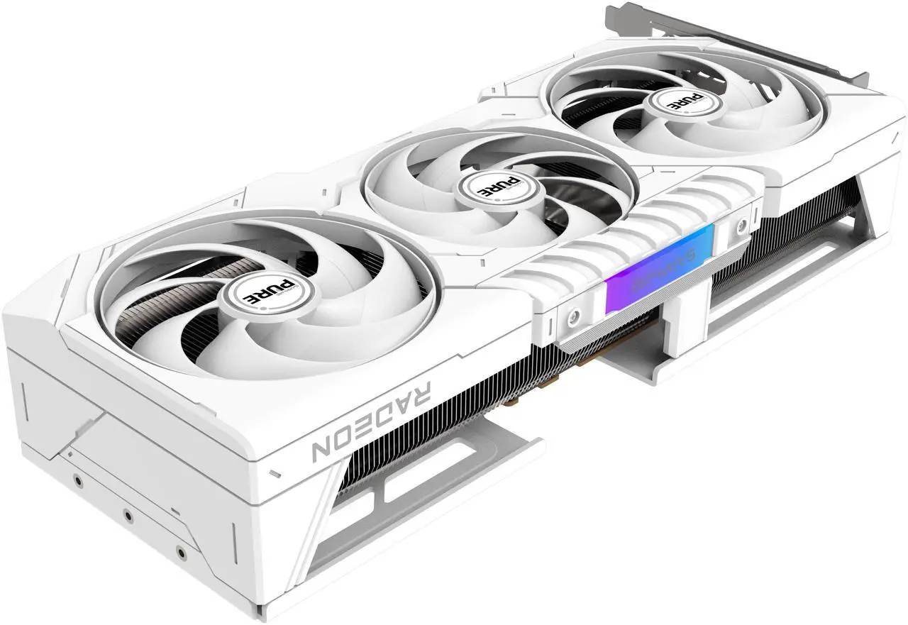 Alt view image 3 of 8 - SAPPHIRE PURE Radeon RX 9070 16GB GDDR6 PCI Express 5.0 x16 ATX Graphics Card 11349-02-20G