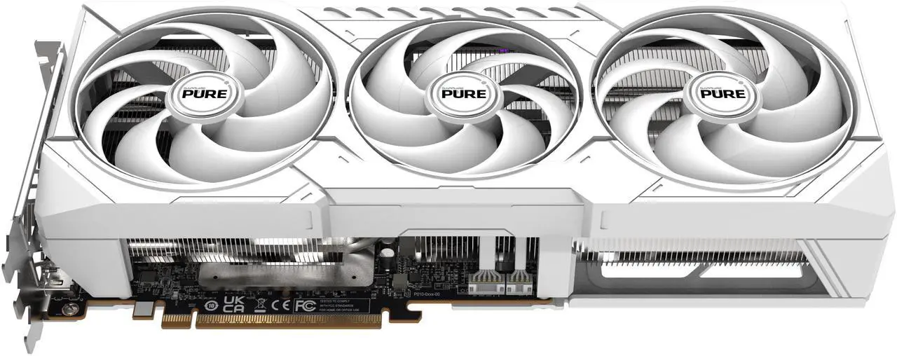 Alt view image 4 of 8 - SAPPHIRE PURE Radeon RX 9070 16GB GDDR6 PCI Express 5.0 x16 ATX Graphics Card 11349-02-20G