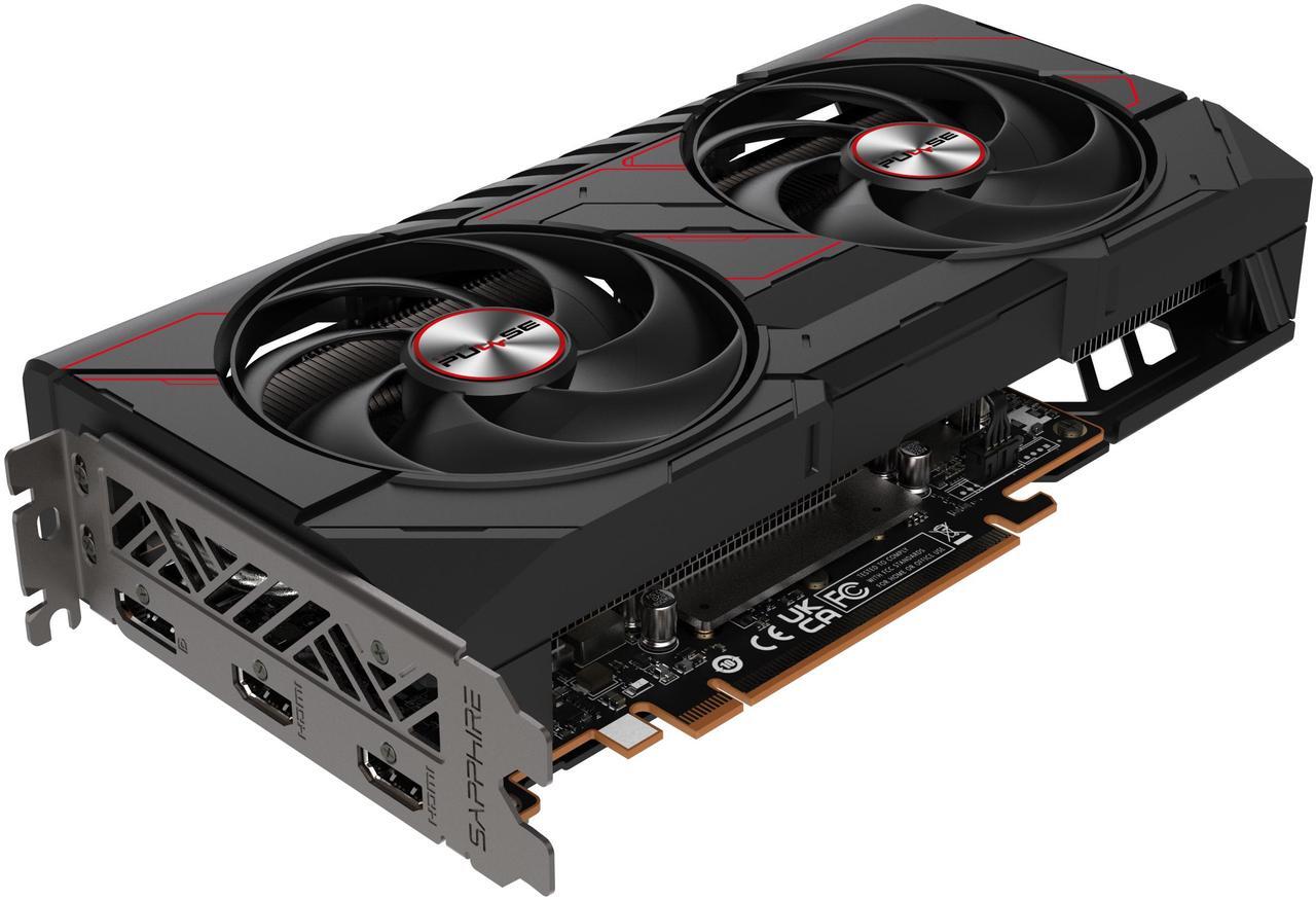 Alt view image 2 of 9 - SAPPHIRE PULSE Radeon RX 9060 XT 16GB GDDR6 PCI Express 5.0 x16 ATX Graphics Card 11350-03-20G