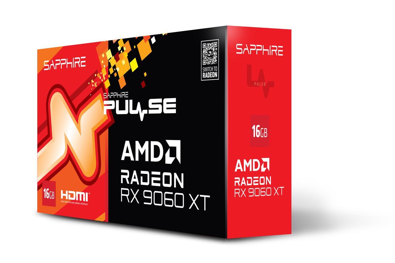 Alt view image 7 of 9 - SAPPHIRE PULSE Radeon RX 9060 XT 16GB GDDR6 PCI Express 5.0 x16 ATX Graphics Card 11350-03-20G