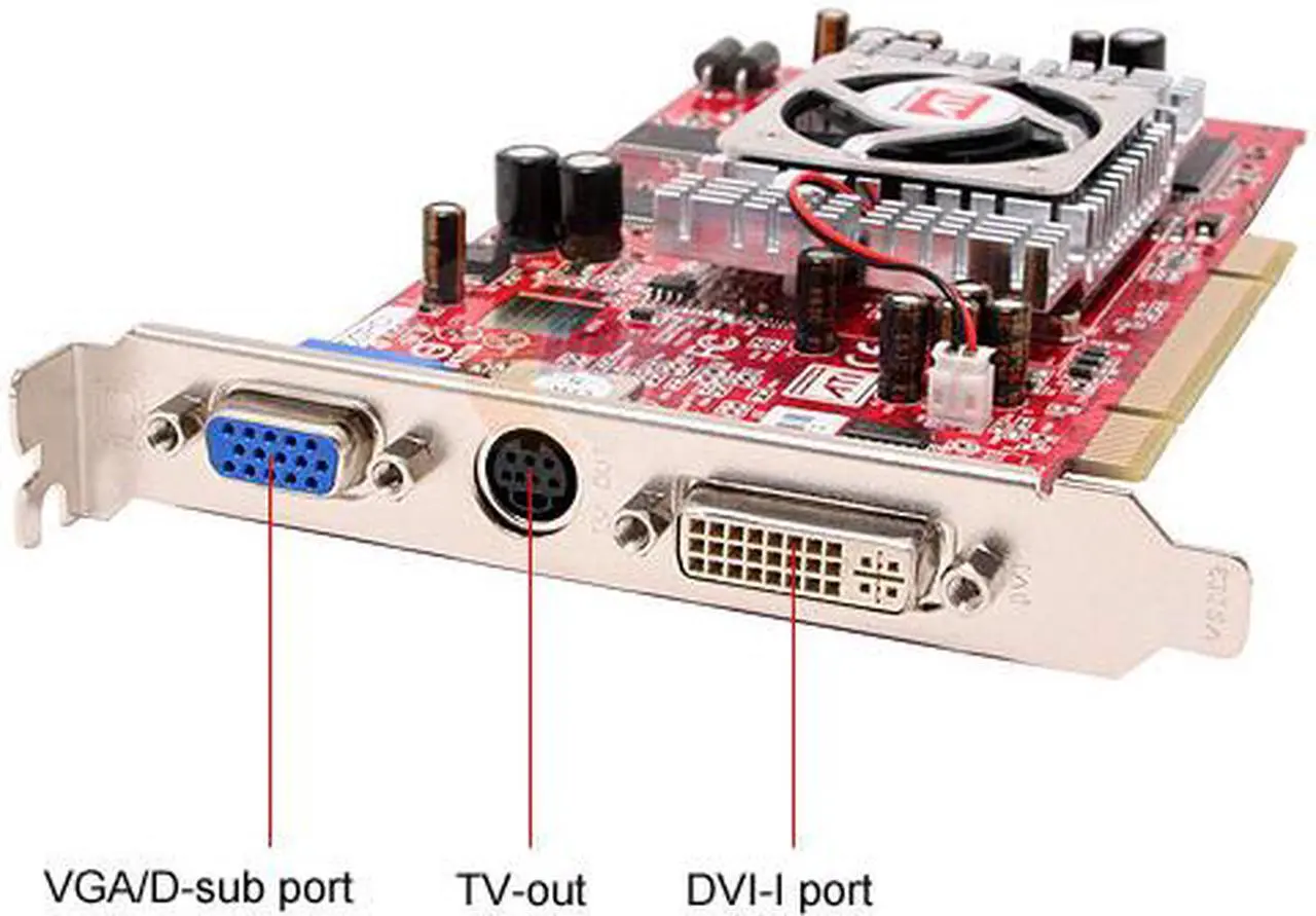 Alt view image 2 of 6 - GECUBE Radeon 9250 256MB DDR PCI Graphics Card R9250PCI-D3
