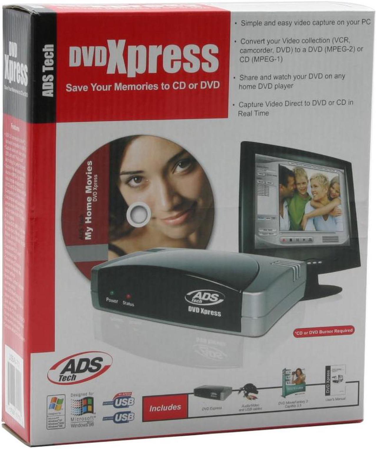 Alt view image 5 of 5 - ADS Tech USBAV-701 Video Capture Device