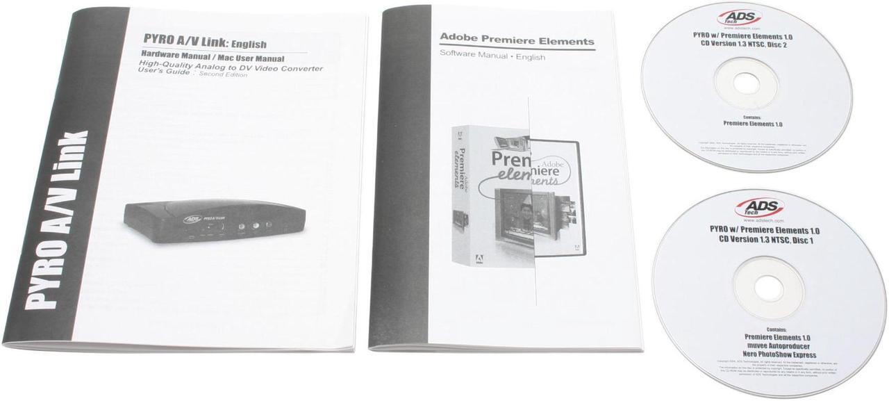 Alt view image 5 of 6 - ADS Tech API-555 PYRO AV LINK With Adobe Premiere Elements