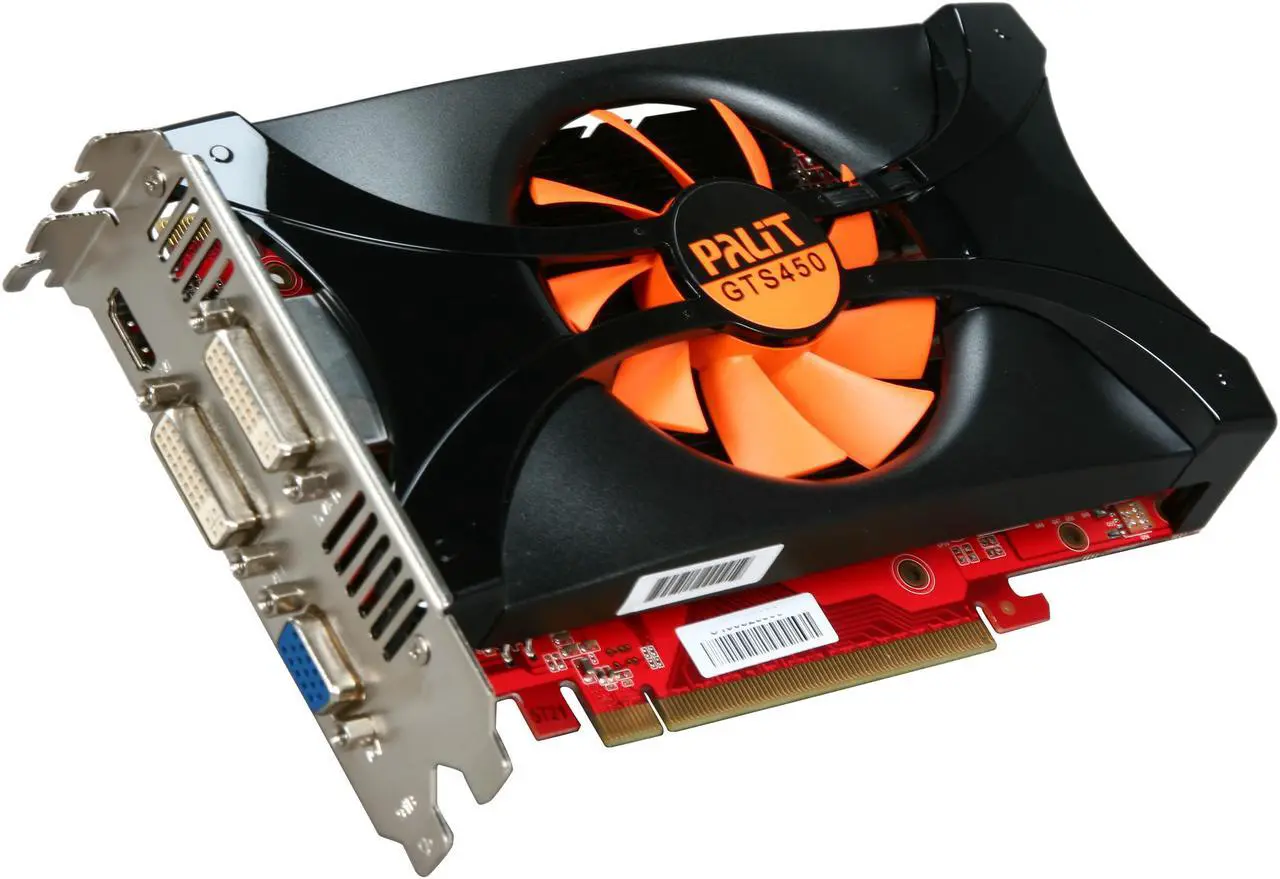 Main image of Palit NE5S450SF1101 GeForce GTS 450 (Fermi) Sonic 1GB 128-bit GDDR5 PCI Express 2.0 x16 HDCP Ready SLI Support Video Card