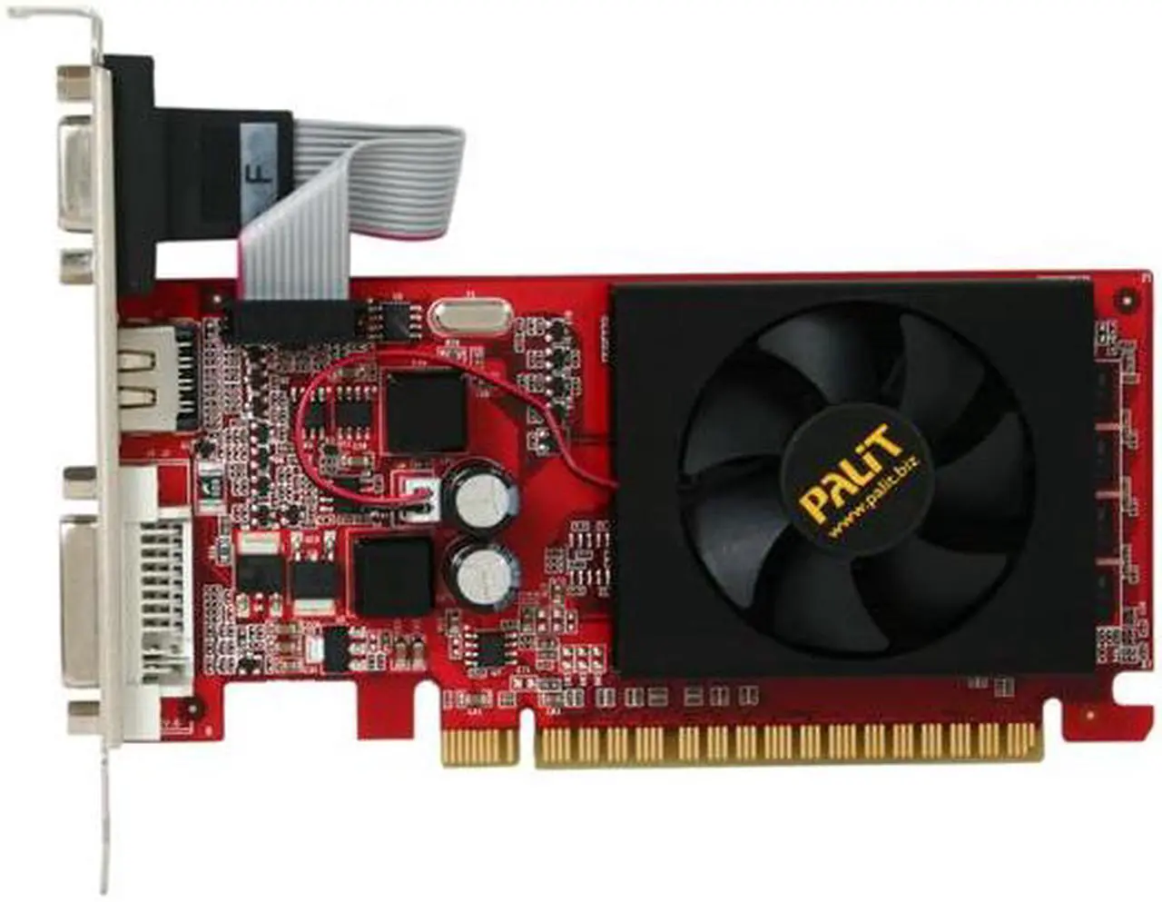 Alt view image 3 of 4 - Palit GeForce 210 1GB DDR3 PCI Express 2.0 x16 Low Profile Graphics Card NEA21000FHD06