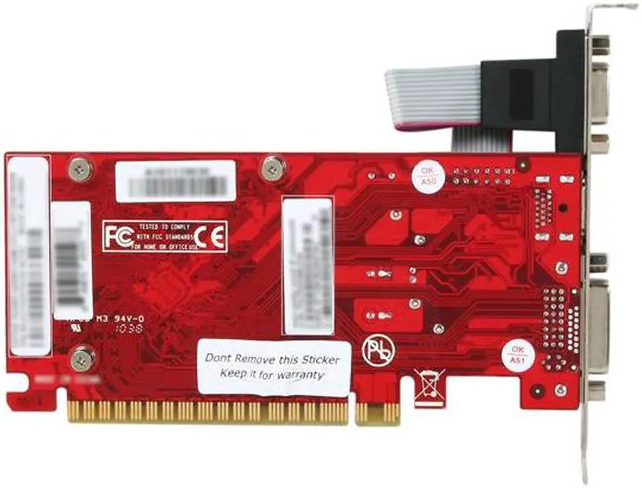 Alt view image 4 of 4 - Palit GeForce 210 1GB DDR3 PCI Express 2.0 x16 Low Profile Graphics Card NEA21000FHD06
