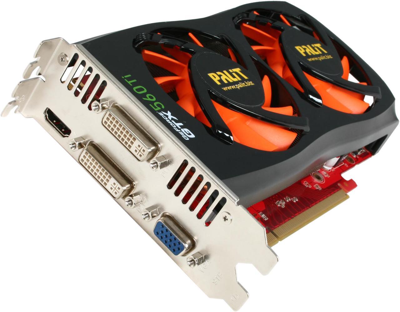 Main image of Palit GeForce GTX 560 Ti (Fermi) 2GB GDDR5 PCI Express 2.0 x16 SLI Support Graphics Card NE5X56T01142-1041F