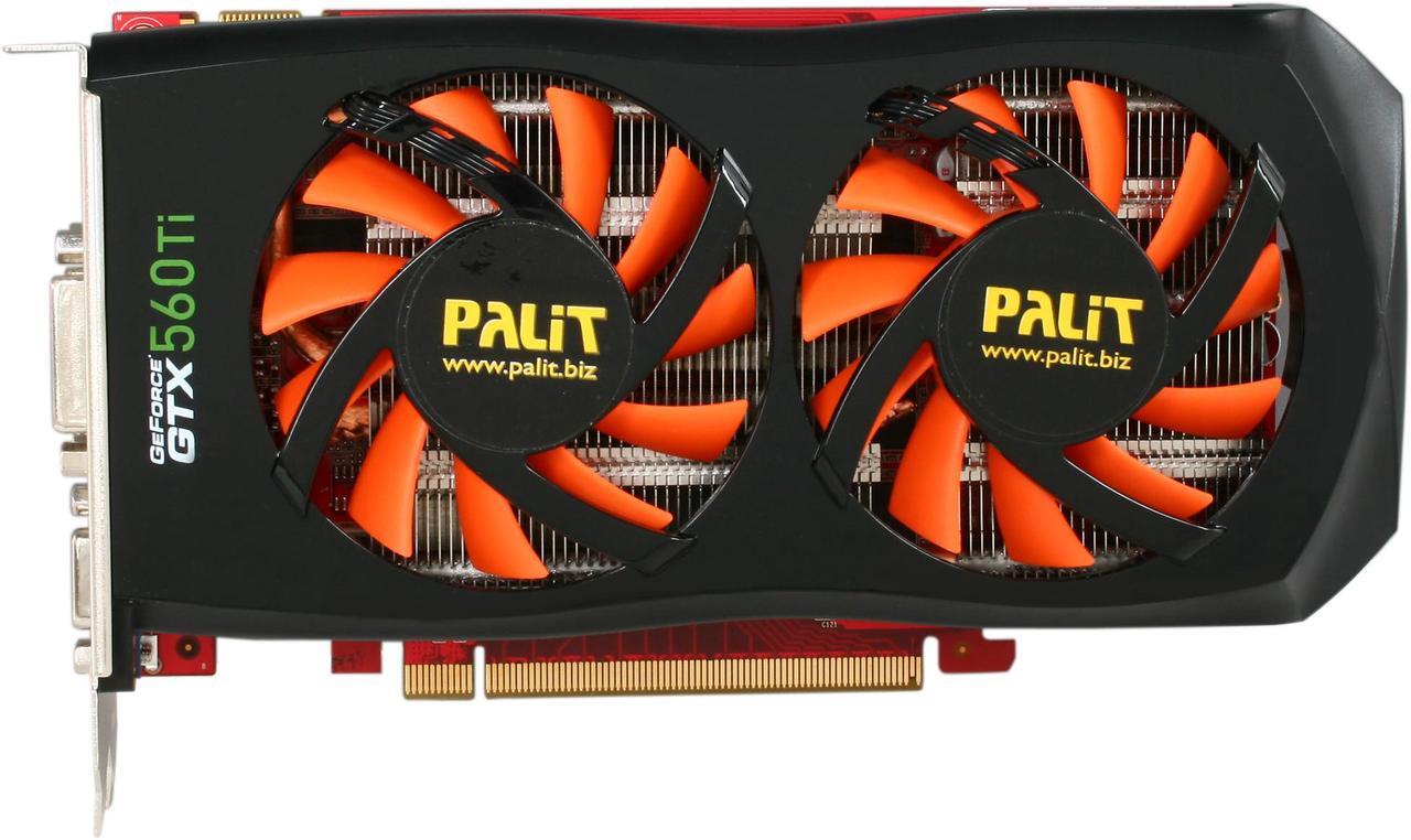 Alt view image 3 of 6 - Palit GeForce GTX 560 Ti (Fermi) 2GB GDDR5 PCI Express 2.0 x16 SLI Support Graphics Card NE5X56T01142-1041F