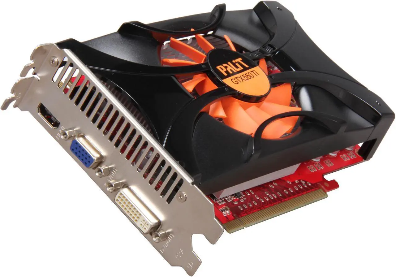Main image of Palit GeForce GTX 550 Ti (Fermi) 1GB GDDR5 PCI Express 2.0 x16 SLI Support Graphics Card NE5X55T0HD09-1061F