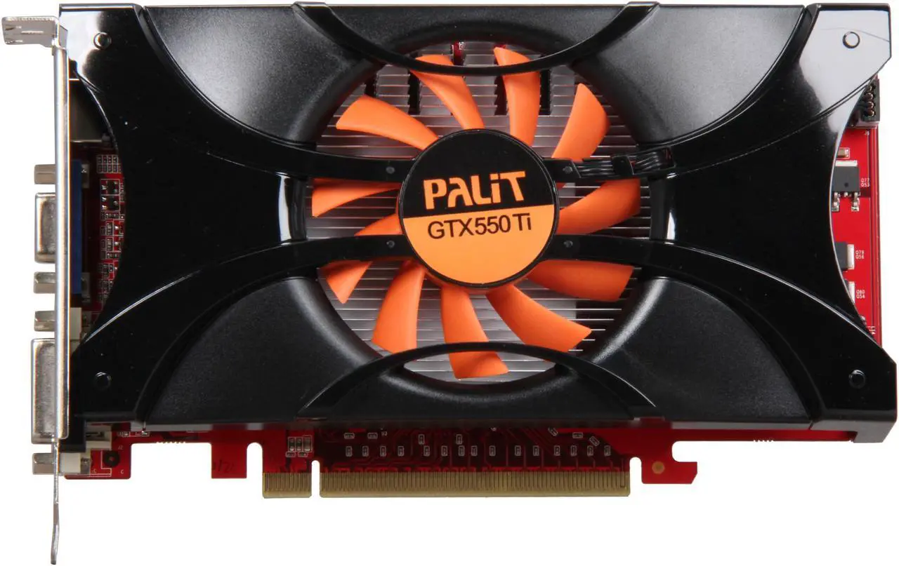 Alt view image 3 of 6 - Palit GeForce GTX 550 Ti (Fermi) 1GB GDDR5 PCI Express 2.0 x16 SLI Support Graphics Card NE5X55T0HD09-1061F