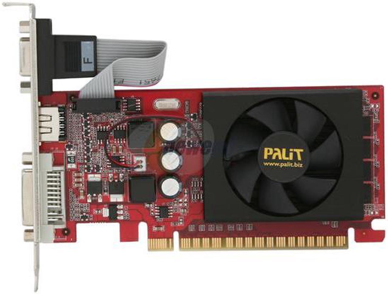 Alt view image 3 of 5 - Palit GeForce GT 520 (Fermi) 1GB DDR3 PCI Express 2.0 x16 Low Profile Ready Graphics Card NEAT5200HD06F