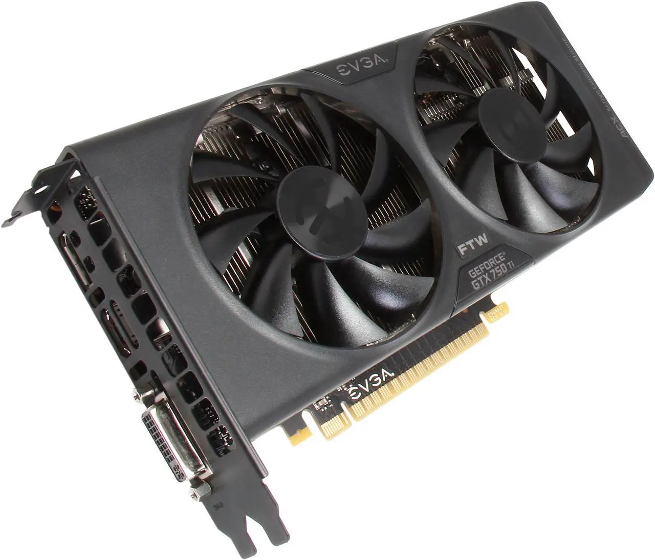 Main image of EVGA 02G-P4-3757-KR G-SYNC Support GeForce GTX 750 Ti 2GB 128-Bit GDDR5 PCI Express 3.0 FTW w/ ACX Cooling Video Card