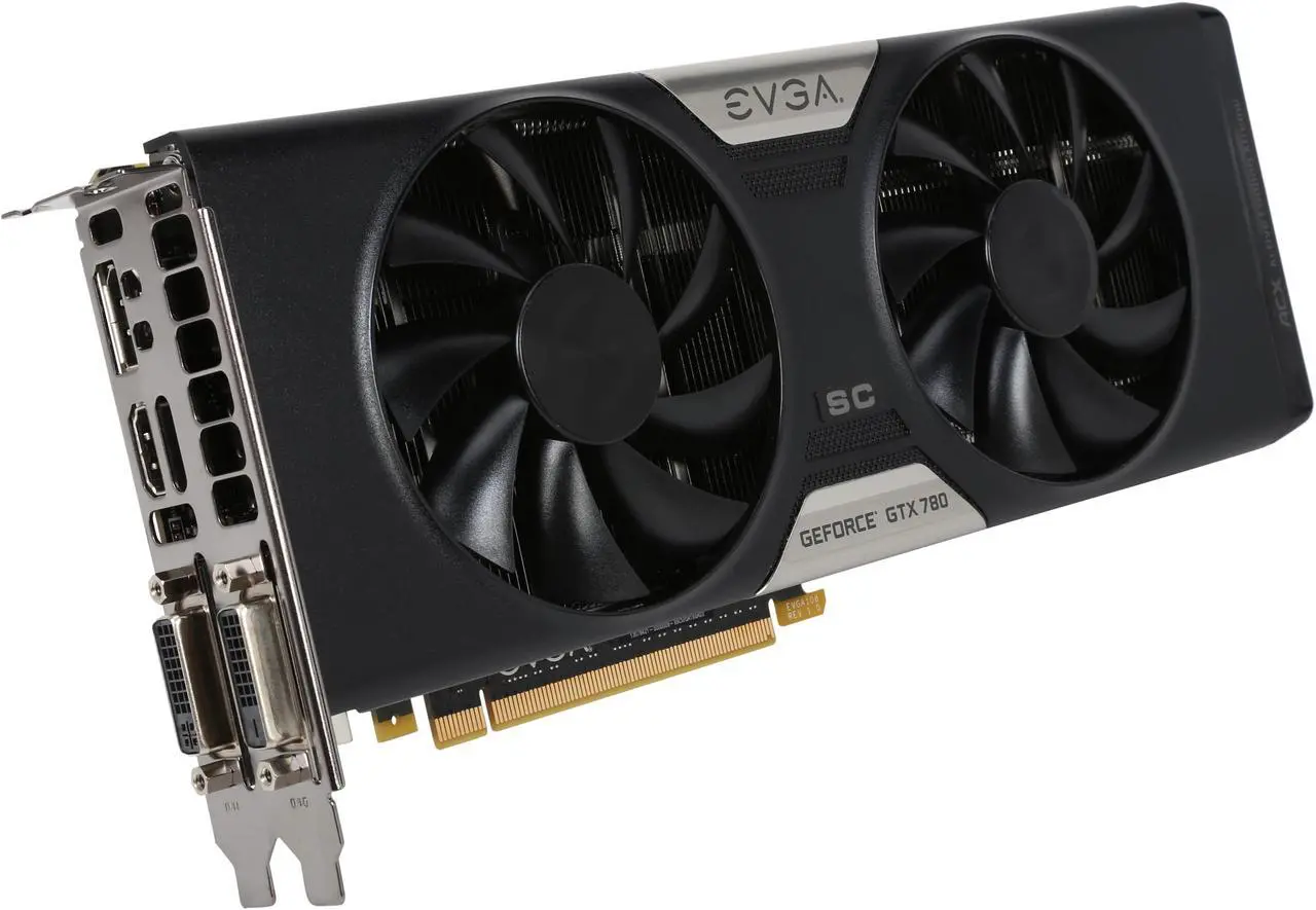 Main image of EVGA 06G-P4-3787-KR G-SYNC Support GeForce GTX 780 6GB 384-Bit GDDR5 PCI Express 3.0 SLI Support SC w/ EVGA ACX Cooler Video Card
