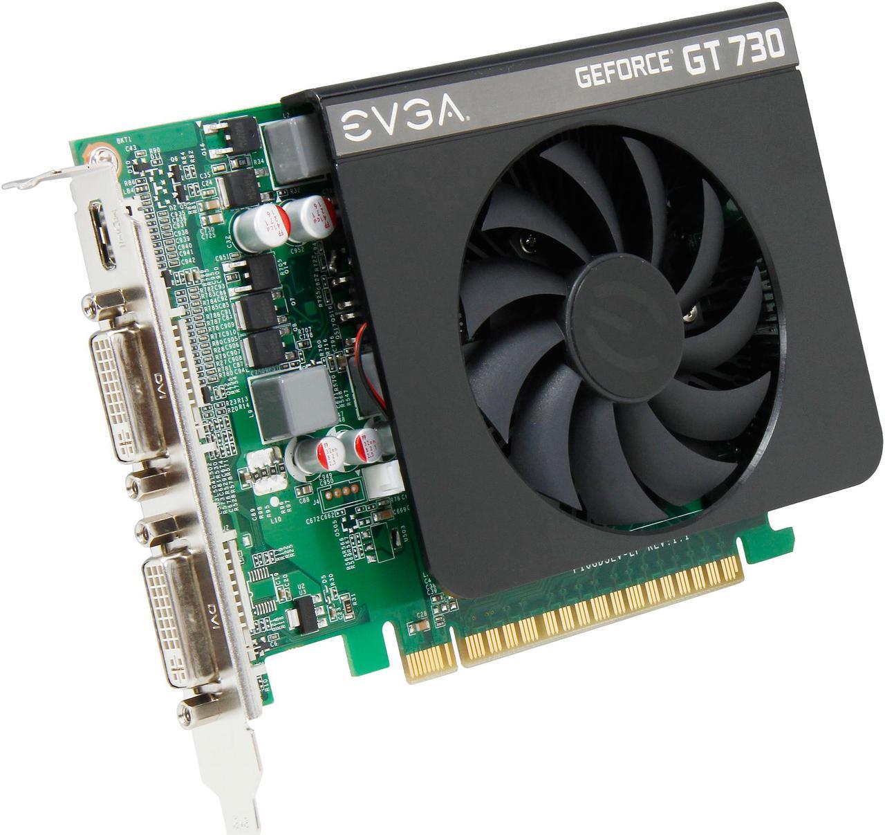 Main image of EVGA GeForce GT 730 1GB DDR3 PCI Express 2.0 Graphics Card 01G-P3-2731-KR