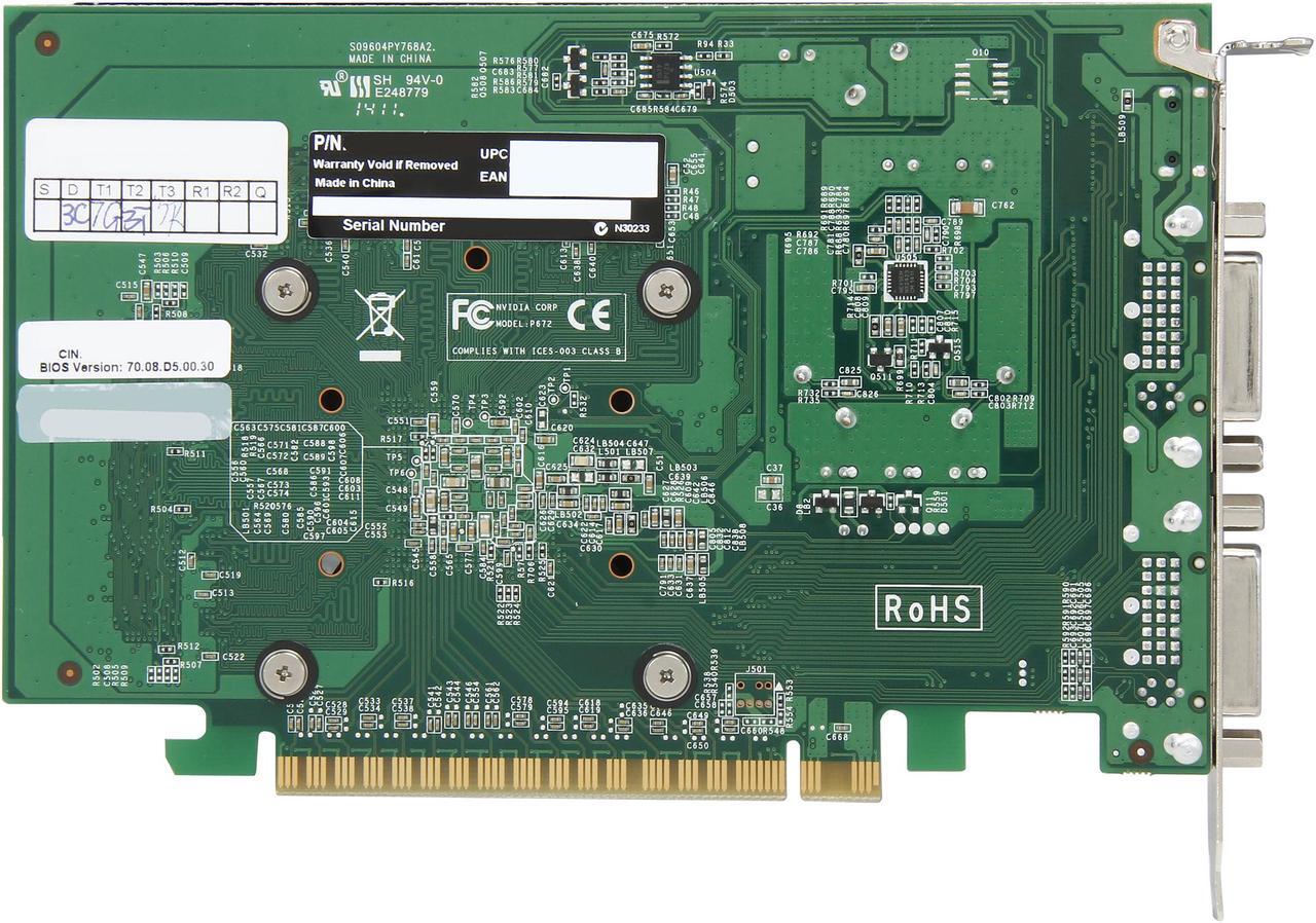 Alt view image 5 of 5 - EVGA GeForce GT 730 1GB DDR3 PCI Express 2.0 Graphics Card 01G-P3-2731-KR