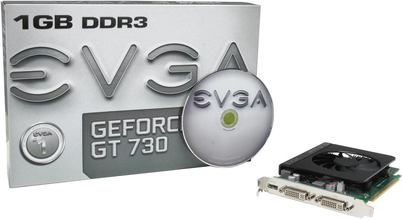 Alt view image 6 of 5 - EVGA GeForce GT 730 1GB DDR3 PCI Express 2.0 Graphics Card 01G-P3-2731-KR