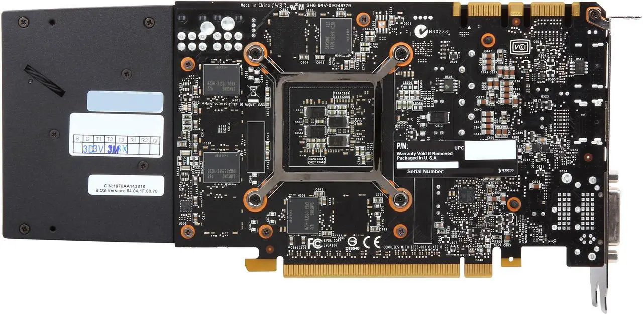 Alt view image 5 of 7 - EVGA GeForce GTX 970 4GB GDDR5 PCI Express 3.0 Graphics Card 04G-P4-1970-KR