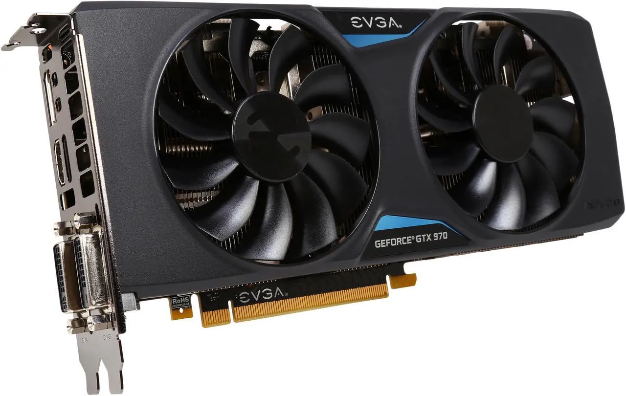 Main image of EVGA GeForce GTX 970 04G-P4-2978-KR 4GB FTW GAMING w/ACX 2.0, Silent Cooling Graphics Card