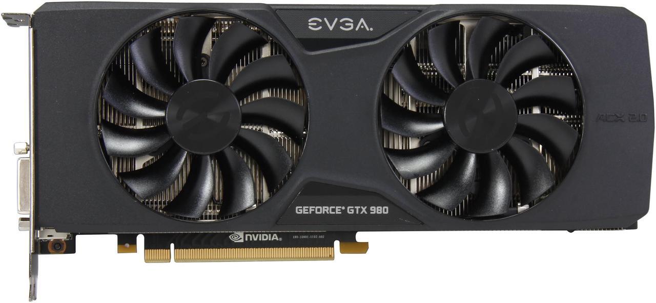 Alt view image 4 of 6 - EVGA GeForce GTX 980 04G-P4-2983-KR 4GB SC GAMING w/ACX 2.0, 26% Cooler and 36% Quieter Cooling Graphics Card