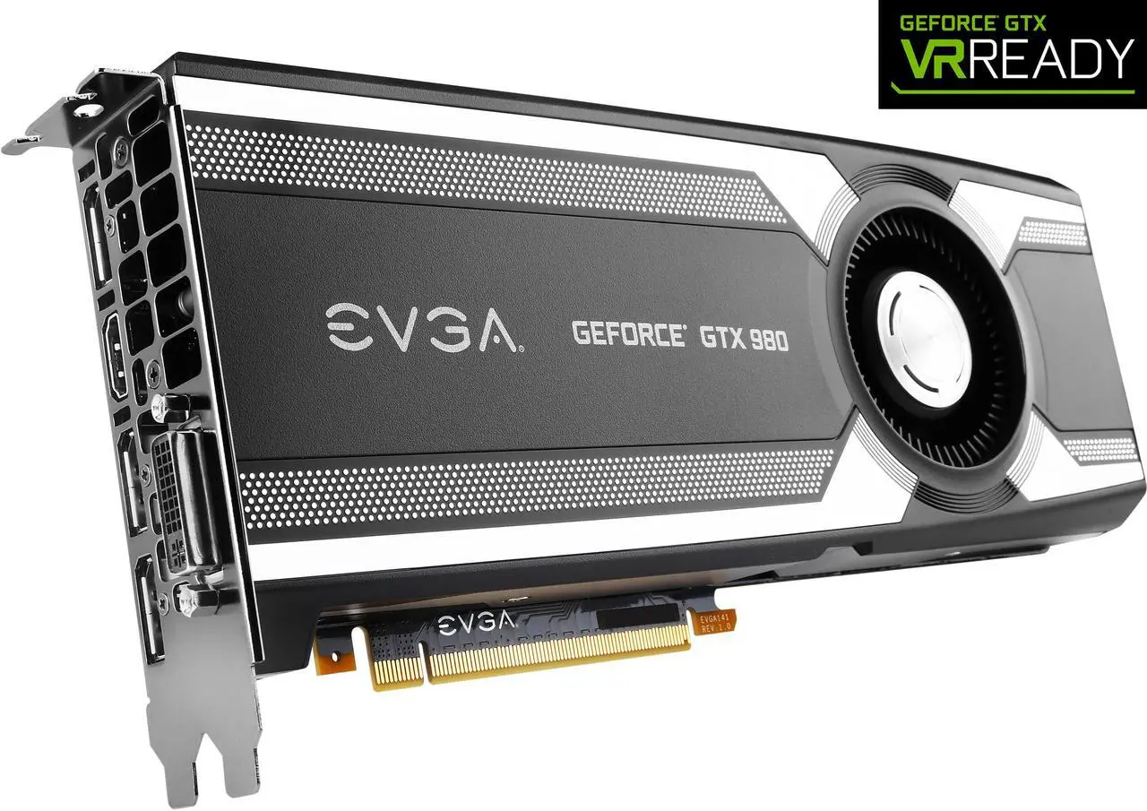 Main image of EVGA GeForce GTX 980 04G-P4-1980-KR 4GB GAMING, Silent Cooling Graphics Card