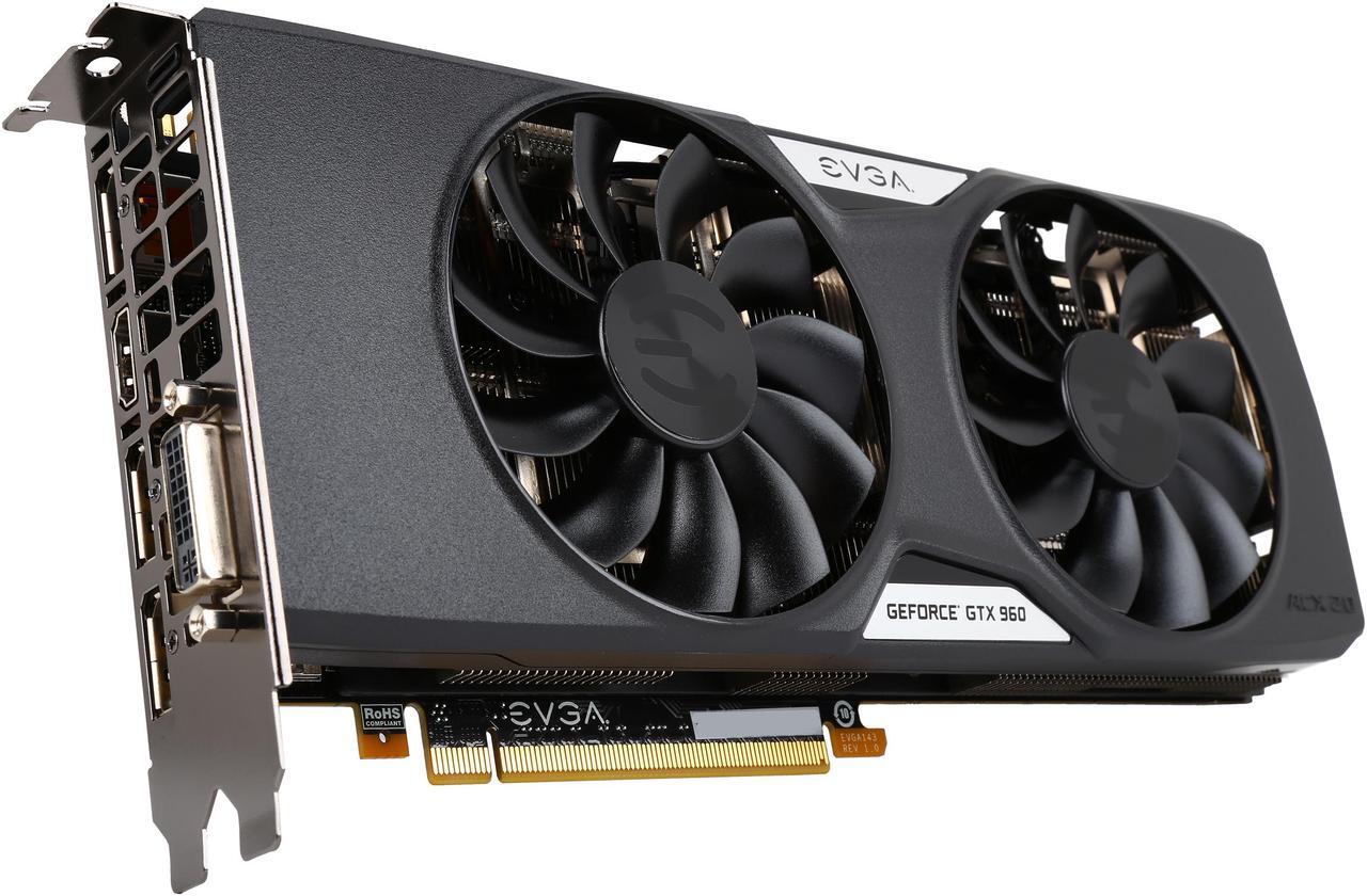 Main image of EVGA GeForce GTX 960 04G-P4-3967-KR 4GB SSC GAMING w/ACX 2.0+, Whisper Silent Cooling w/ Free Installed Backplate Graphics Card