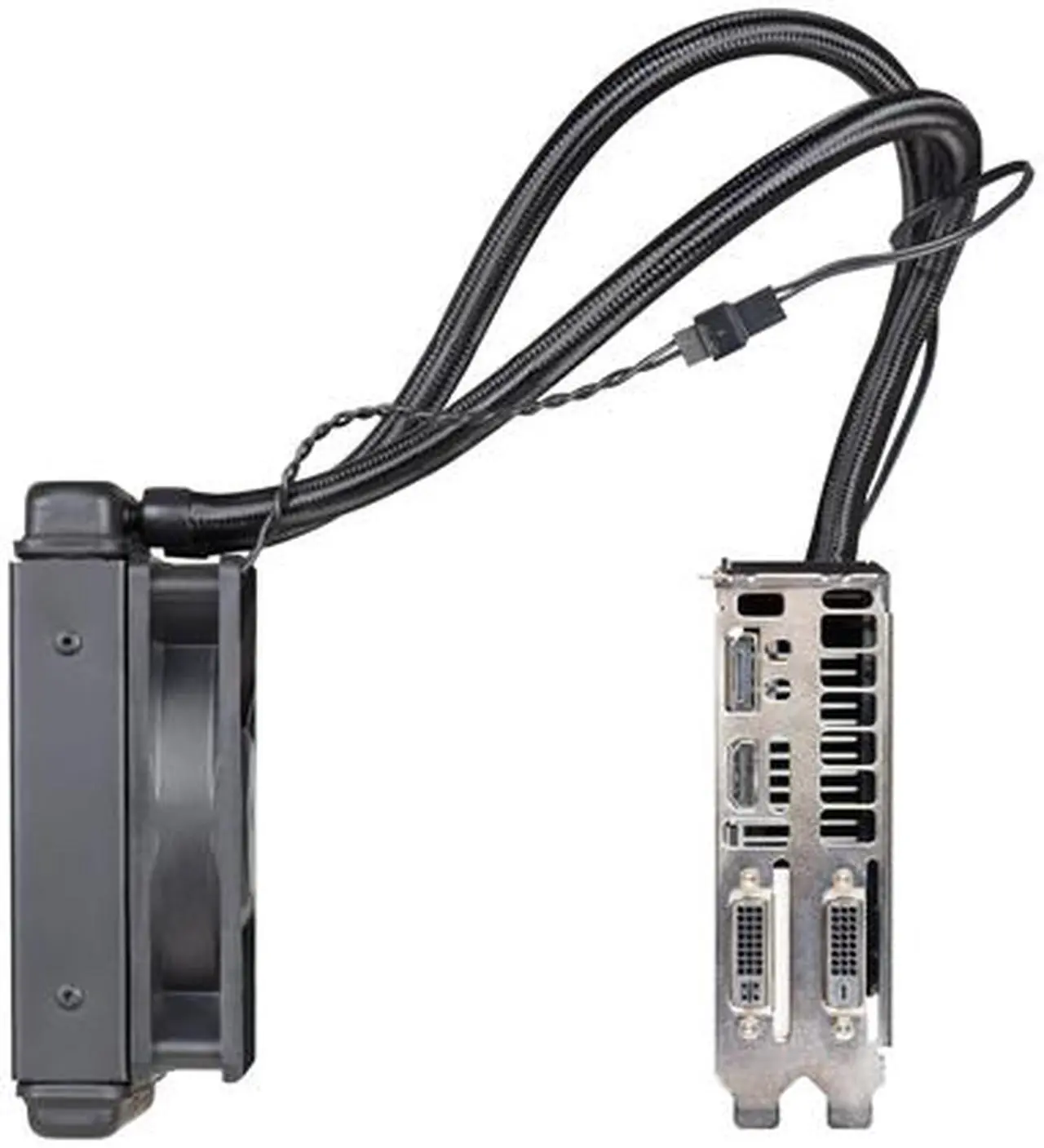 Alt view image 2 of 8 - EVGA GeForce GTX 970 04G-P4-1976-KR 4GB HYBRID GAMING, "All in One" No Hassle Water Cooling, Just Plug and Play Graphics Card