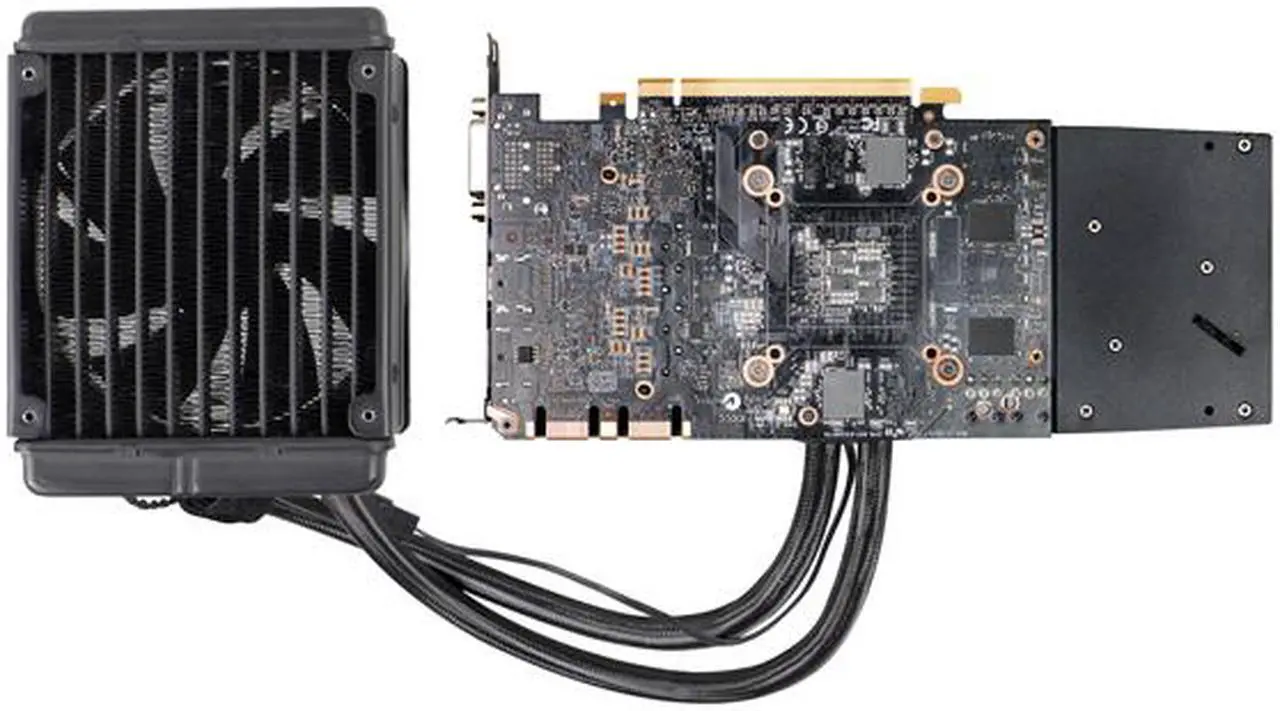 Alt view image 4 of 8 - EVGA GeForce GTX 970 04G-P4-1976-KR 4GB HYBRID GAMING, "All in One" No Hassle Water Cooling, Just Plug and Play Graphics Card