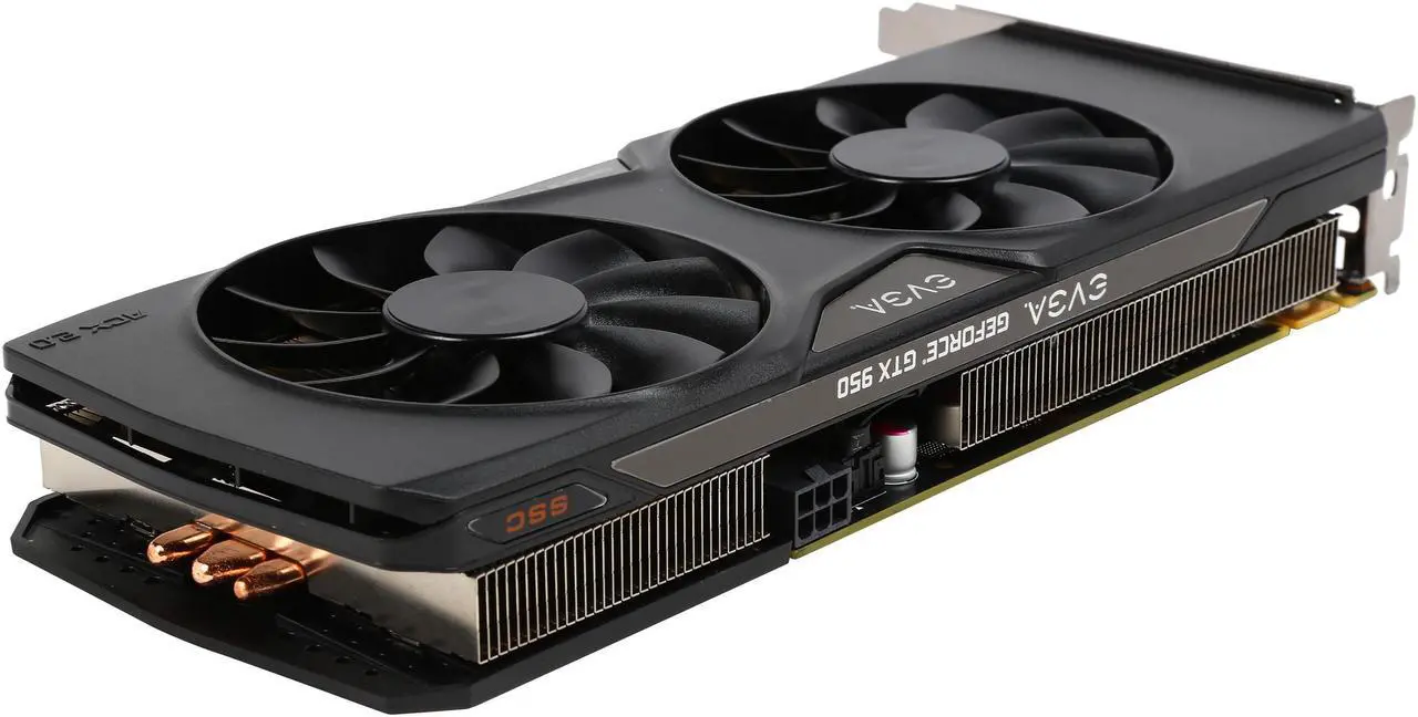 Alt view image 5 of 6 - EVGA GeForce GTX 950 02G-P4-2956-RX 2GB SC+ GAMING, Silent Cooling Gaming Graphics Card - Certified Refurbished