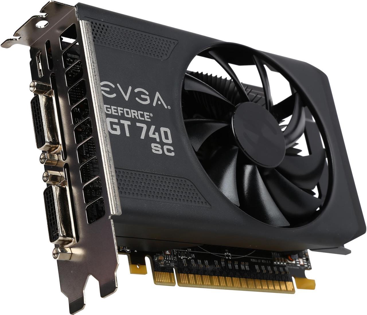 EVGA GeForce GT 740 4GB DDR3 PCI Express 3.0 Superclocked Video Card 04G-P4-2747-RX