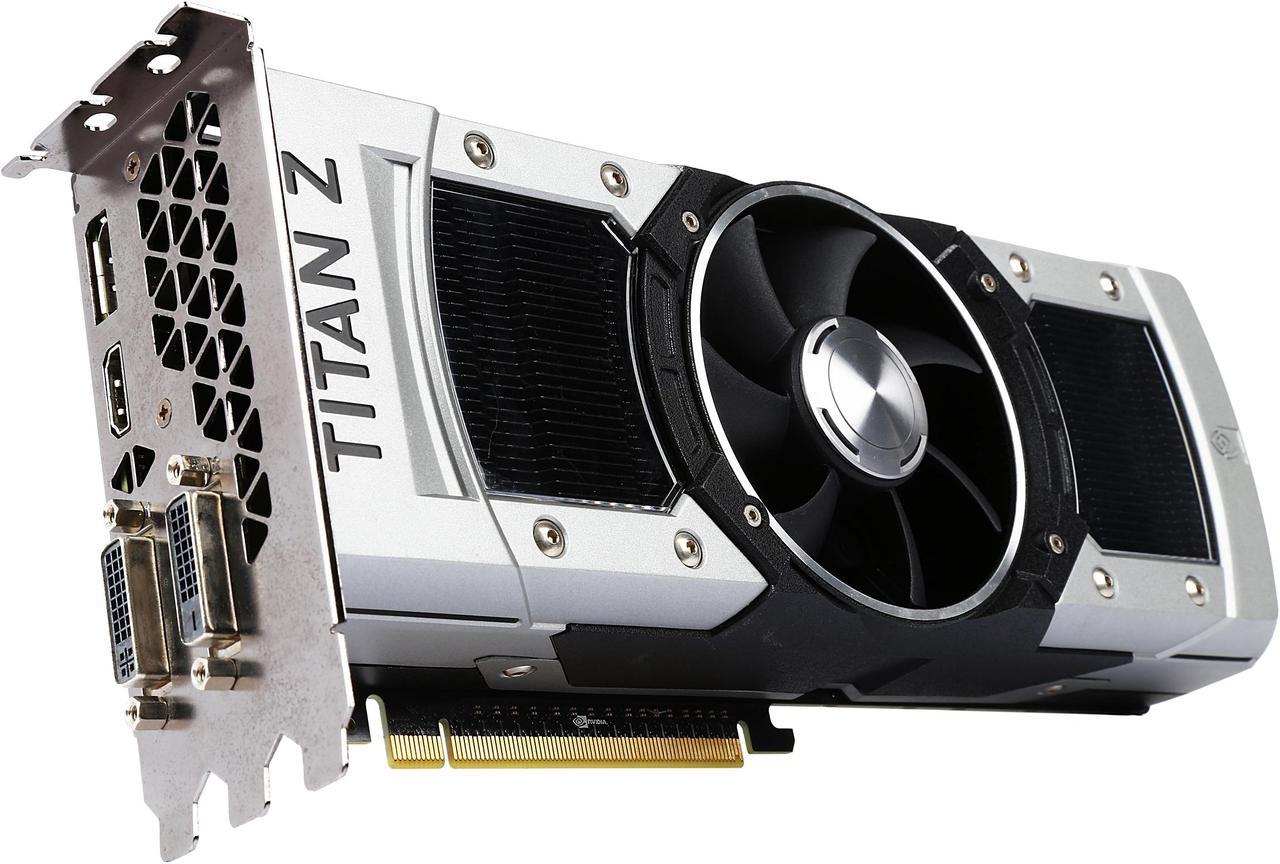 EVGA GeForce GTX TITAN Z 12GB GDDR5 PCI Express 3.0 SLI Support Video Card 12G-P4-3990-RX