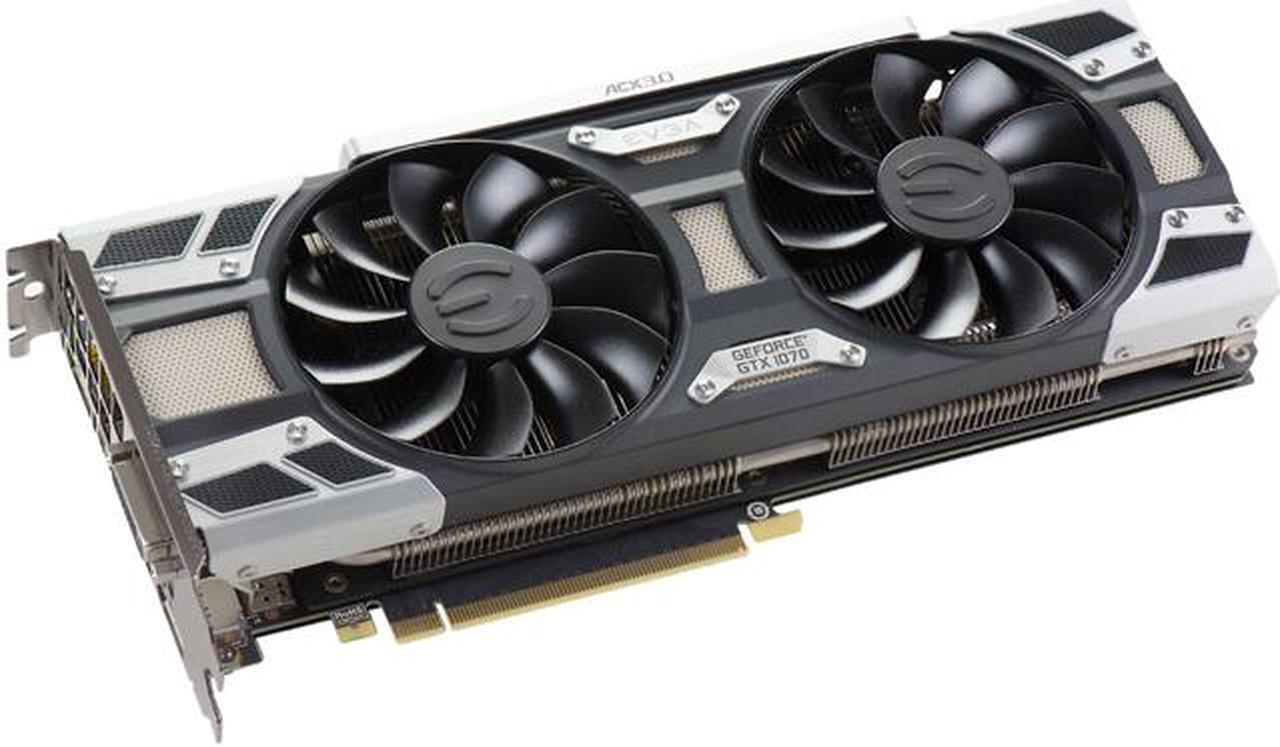 Main image of EVGA GeForce GTX 1070 SC GAMING ACX 3.0, 08G-P4-6173-KR, 8GB GDDR5, LED, DX12 OSD Support (PXOC)