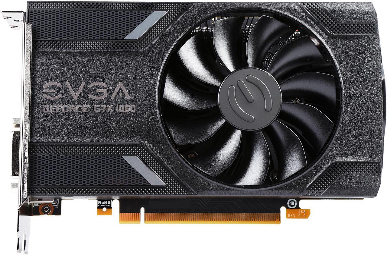Alt view image 3 of 5 - EVGA GeForce GTX 1060 GAMING, ACX 2.0 (Single Fan), 03G-P4-6160-KR, 3GB GDDR5, DX12 OSD Support (PXOC), Only 6.8 Inches