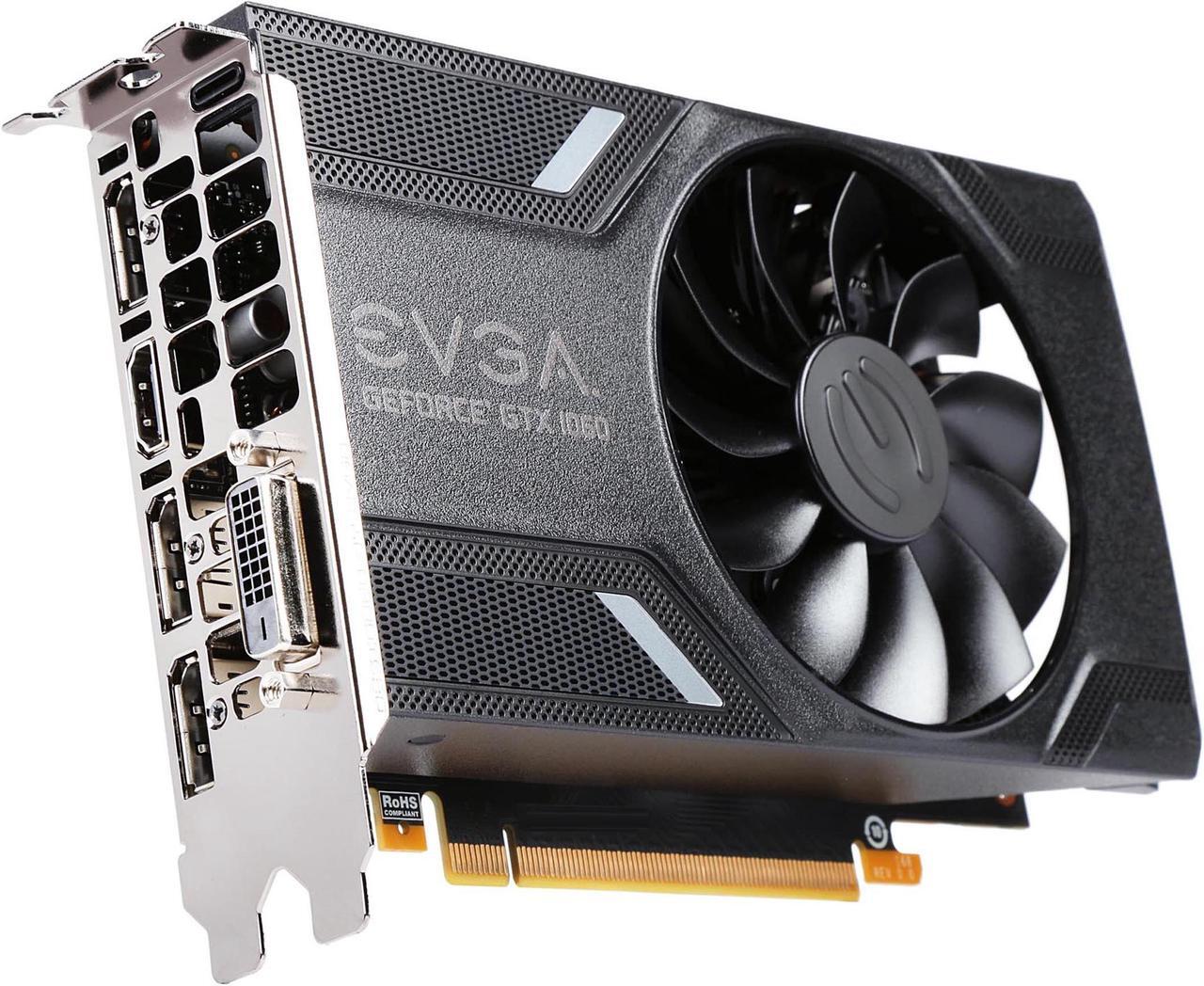 Main image of EVGA GeForce GTX 1060 GAMING, ACX 2.0 (Single Fan), 03G-P4-6160-KR, 3GB GDDR5, DX12 OSD Support (PXOC), Only 6.8 Inches