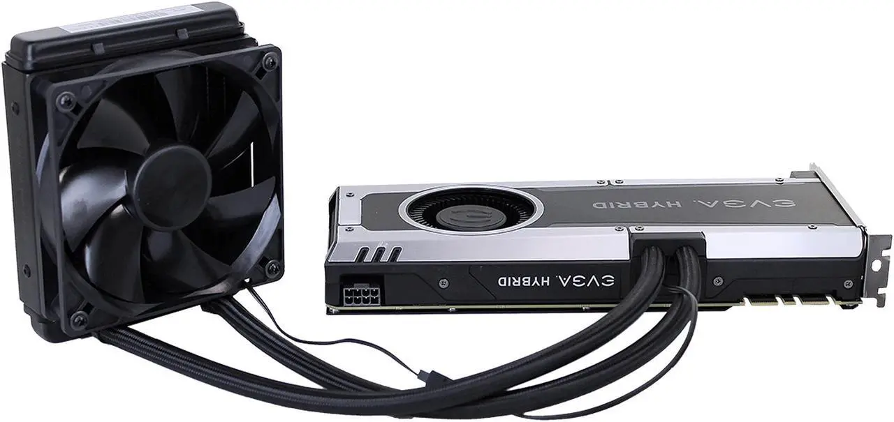 Alt view image 4 of 7 - EVGA GeForce GTX 1070 HYBRID GAMING, 08G-P4-6178-KR, 8GB GDDR5, LED, All-In-One Watercooling, DX12 OSD Support (PXOC)