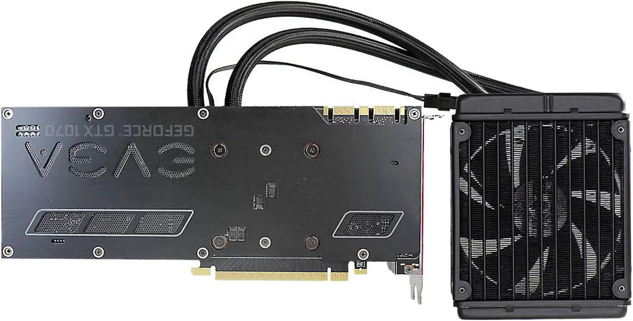 Alt view image 3 of 7 - EVGA GeForce GTX 1070 HYBRID GAMING, 08G-P4-6178-KR, 8GB GDDR5, LED, All-In-One Watercooling, DX12 OSD Support (PXOC)