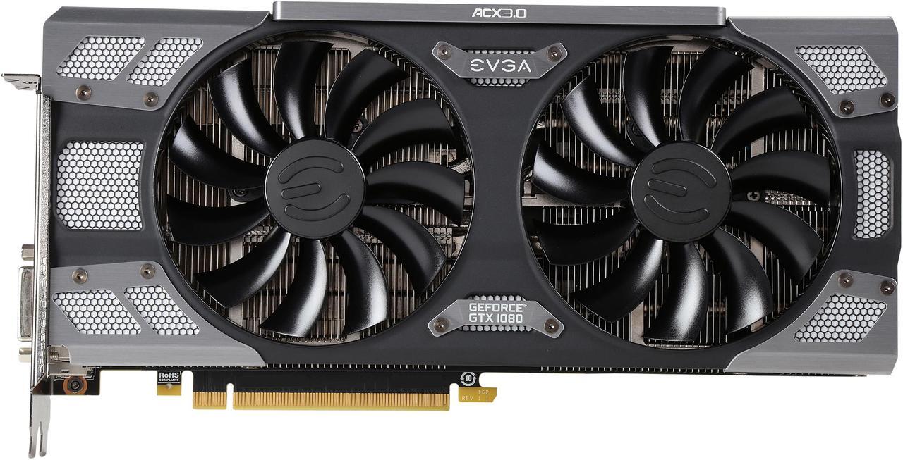 Alt view image 4 of 6 - EVGA GeForce GTX 1080 08G-P4-6284-RX FTW DT GAMING ACX 3.0, 8GB GDDR5X, RGB LED, 10CM FAN, 10 Power Phases, Double BIOS, DX12 OSD Support (PXOC) Graphics Card