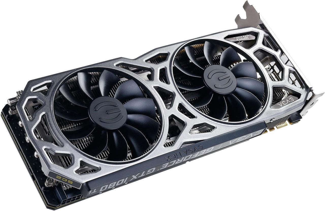 Alt view image 4 of 7 - EVGA GeForce GTX 1080 Ti SC2 GAMING, 11G-P4-6593-KR, 11GB GDDR5X, iCX Technology - 9 Thermal Sensors & RGB LED G/P/M