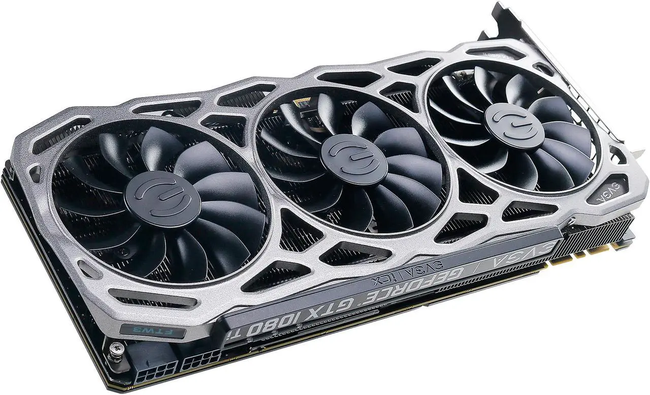 Alt view image 4 of 7 - EVGA GeForce GTX 1080 Ti FTW3 GAMING, 11G-P4-6696-KR, 11GB GDDR5X, iCX Technology - 9 Thermal Sensors & RGB LED G/P/M