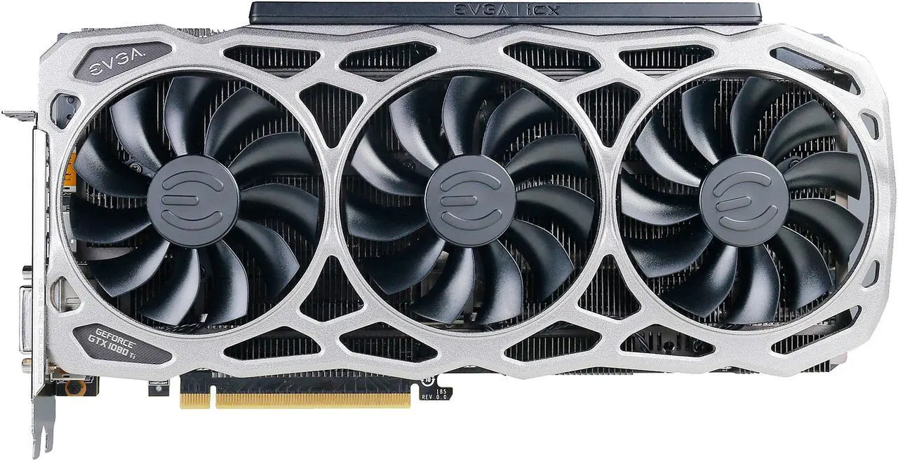 Alt view image 3 of 7 - EVGA GeForce GTX 1080 Ti FTW3 GAMING, 11G-P4-6696-KR, 11GB GDDR5X, iCX Technology - 9 Thermal Sensors & RGB LED G/P/M