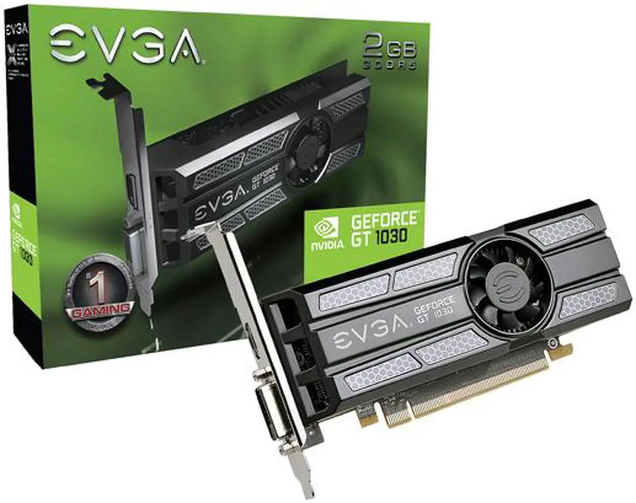Alt view image 7 of 8 - EVGA GeForce GT 1030 SC, 02G-P4-6333-KR, 2GB GDDR5, Low Profile