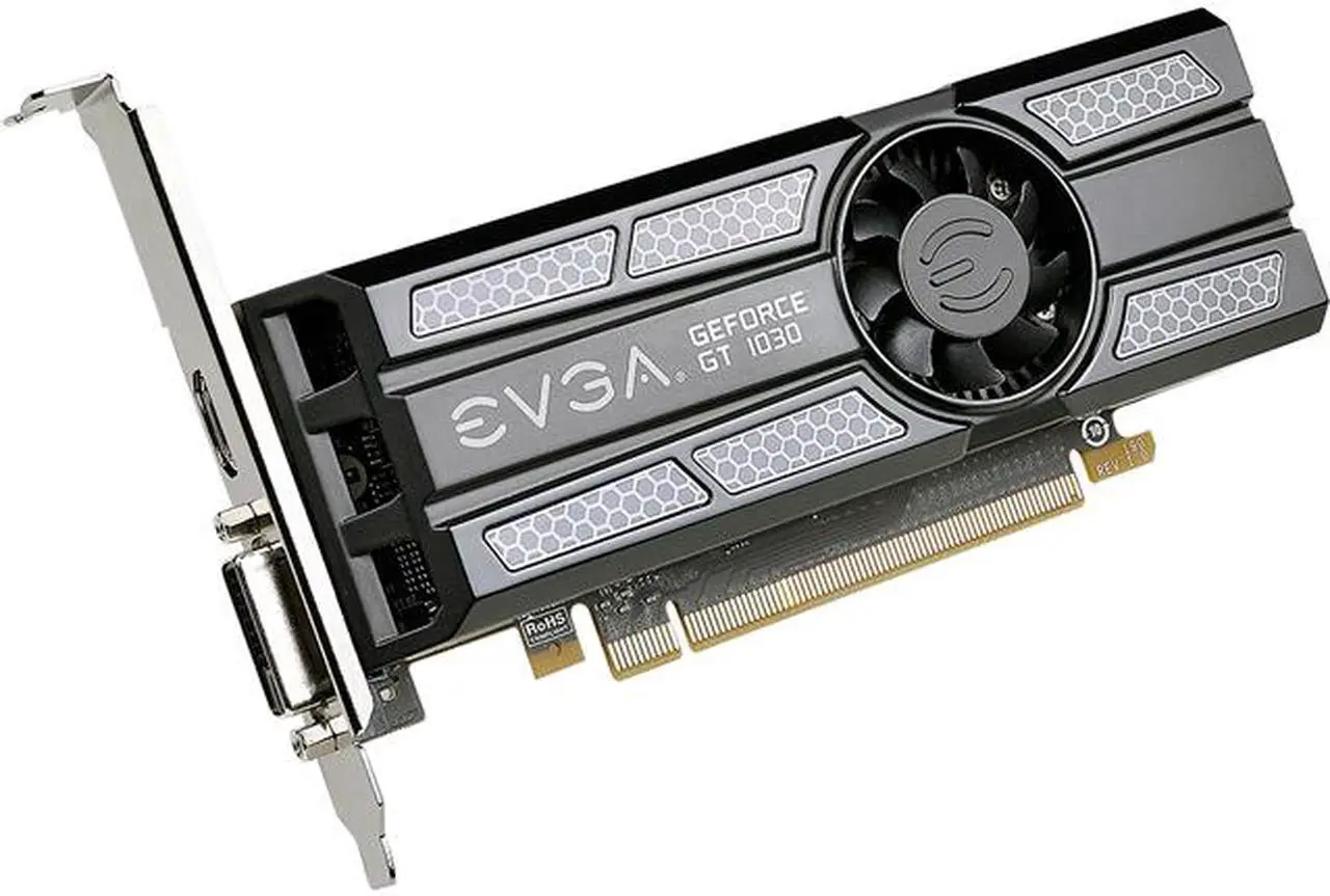 Main image of EVGA GeForce GT 1030 SC, 02G-P4-6333-KR, 2GB GDDR5, Low Profile
