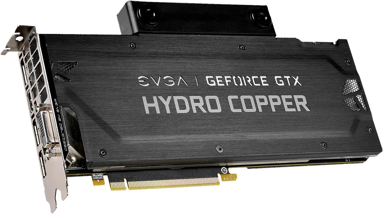 Main image of EVGA GeForce GTX 1080 Ti SC Hydro Copper GAMING, 11G-P4-6399-KR, 11GB GDDR5X, Hydro Copper Waterblock & LED