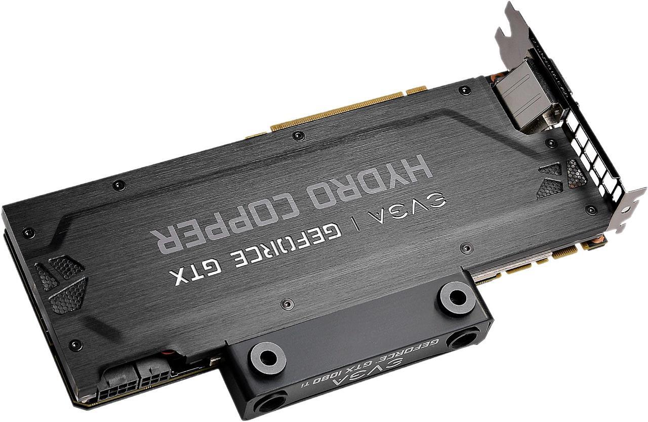Alt view image 3 of 8 - EVGA GeForce GTX 1080 Ti SC Hydro Copper GAMING, 11G-P4-6399-KR, 11GB GDDR5X, Hydro Copper Waterblock & LED