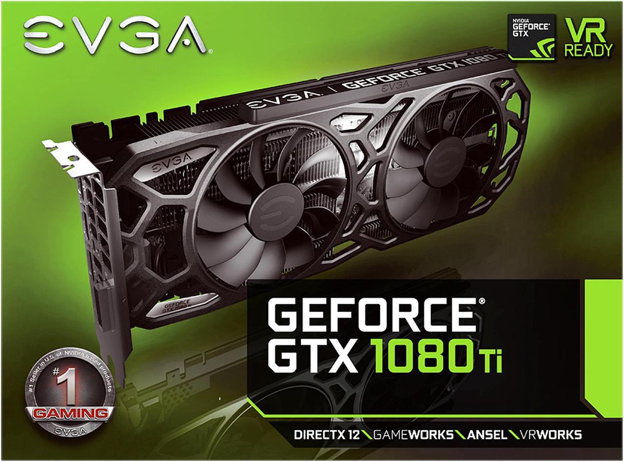 Alt view image 8 of 8 - EVGA GeForce GTX 1080 Ti Black Edition GAMING, 11G-P4-6391-KR, 11GB GDDR5X, iCX Cooler & LED