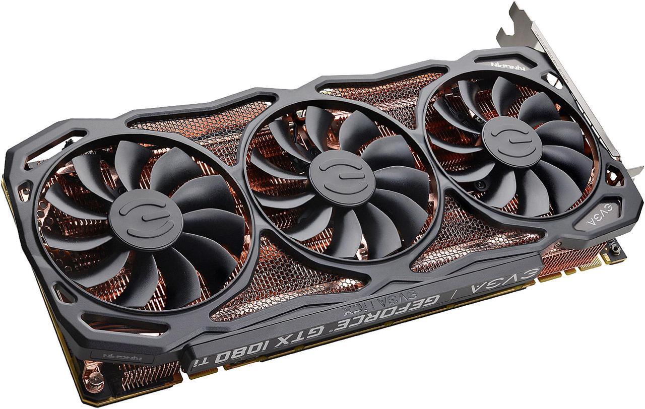 Alt view image 3 of 8 - EVGA GeForce GTX 1080 Ti 11GB GDDR5X PCI Express 3.0 SLI Support Graphics Card 11G-P4-6798-KR